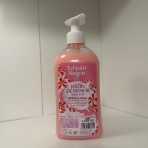Jabón de manos fresa y nata Tulipán negro