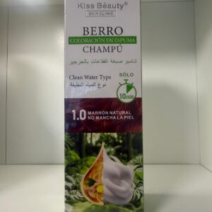 Champú tinte pelo marrón natural - Berro